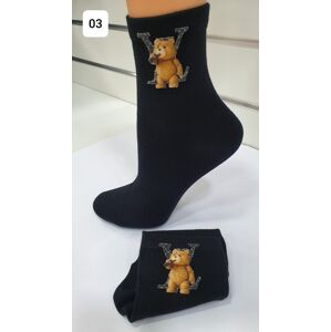 Dámske ponožky Magnetism 59 Bear 3D 21/22 horčica