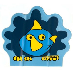 Aqua-Speed latexová plavecká čiapka ZOO Dino Junior blue detské