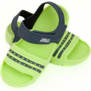 Detské sandále Aqua-speed Noli zeleno-zeleno-modrá farba.84 25