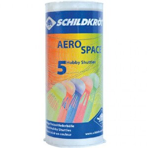 Badmintonové košíčky Schildkrott Aero Space farebné 5 ks 970910 NEUPLATŇUJE SA