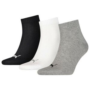 Unisex ponožky Quarter Plain 3Pack 906978 21 - Puma 35-38