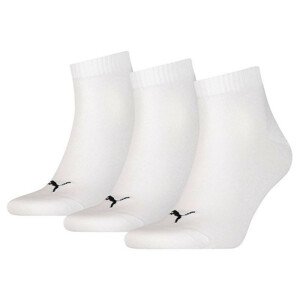 Unisex ponožky Puma Quarter Plain 3Pack 906978 33 35-38