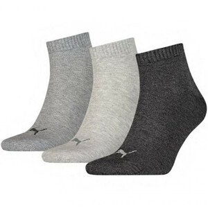 Unisex ponožky Puma Quarter Plain 3 páry 271080001 800 35-38