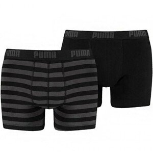 Pánske boxerky Stripe 1515 2Pack 591015001 200 Black/grey - Puma S