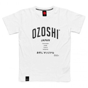 Pánske tričko Ozoshi Atsumi M Tsh košeľa biela O20TS007 L