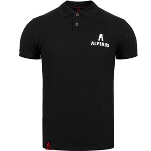 Alpinus pánske polo tričko Wycheproof čierne M ALP20PC0045 S