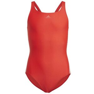 Dievčenské jednodielne plavky Adidas Athly V 3 Stripes Junior GQ1143 164 cm