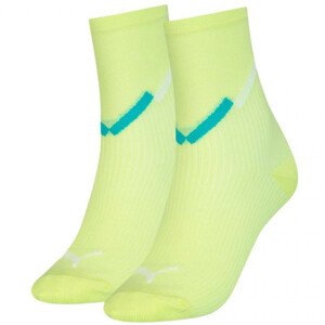 Dámske ponožky Seasonal Sock 2Pack 907978 03 žltá - Puma 35-38