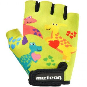 Detské cyklistické rukavice Meteor Dino 26190-26191-26192 XS