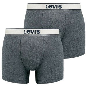 Pánske boxerky 2Pack 37149-0399 sivá - Levi's XL