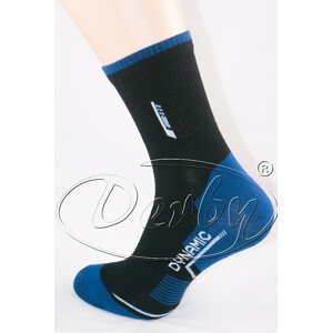Pánske vzorované ponožky Derby Active Sport 39-47 tmavý směsný vzor 39-41