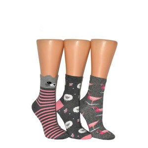 Dámske vzorované ponožky Milena 37-41 mix barev-mix designu 37-41