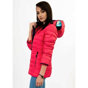 Ružová dámska zimná bunda s ochrannými okuliarmi (CX582W) Růžová XL (42)