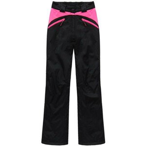 Čierno-ružové lyžiarske nohavice (QS189) černá XXL (44)