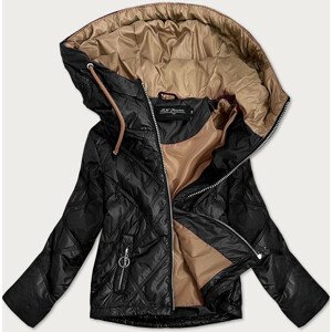 Čierna ľahká dámska bunda (BH2004) černá XXL (44)