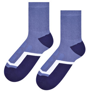 Pánske polofroté športové ponožky 047 DŽÍNY/GRANIT 44-46