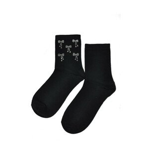Dámske ponožky Magnetis 71 Zirconia Bow 21/22 biela univerzálny