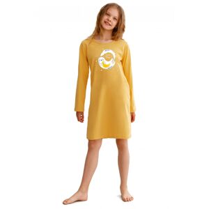 Dievčenská nočná košeľa 2648 - TARO žltá 158