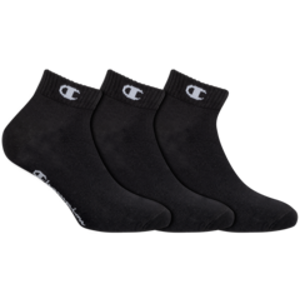 Športové členkové ponožky 3 páry CHAMPION ANKLE SOCKS LEGACY - CHAMPION čierny vzor 39-42