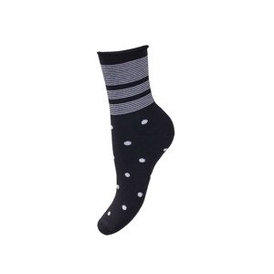 Dámske vzorované ponožky Milena 071 polofroté mix farieb - mix vzorov 38-41