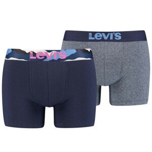 Pánske boxerky 2Pack 37149-0591 modrá - Levi's S
