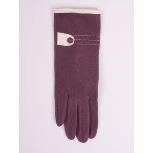 Dámske rukavice RS-042 BORDO MELANGE 24