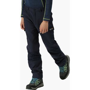 Detské softshellové nohavice Regatta RKJ018 WINTER SSHELL Tmavomodré modrá 11-12 rokov