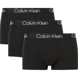 3PACK pánske boxerky Calvin Klein čierne (NB2970A-7V1) M