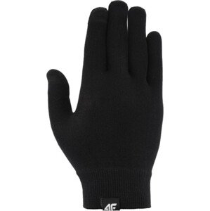 Unisex rukavice 4F H4Z21-REU001 Čierne černá L / XL