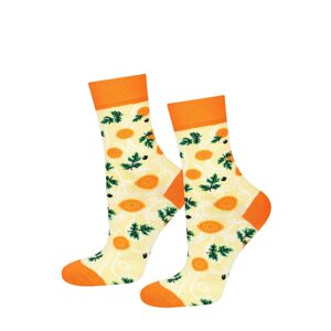 Ponožky Soxo - Kurací vývar žltá 35-40