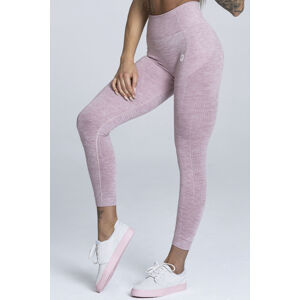 Gym Glamour Legíny Bezšvové Pink Melange XS