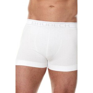 Pánske boxerky 00501 white - BRUBECK biela XL