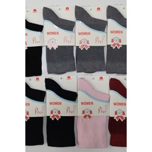 Vzorované dámske ponožky 11016 zmes farieb 36-38