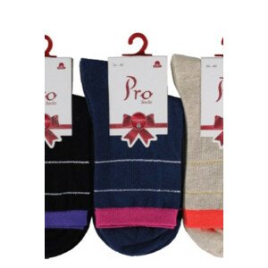 Dámske bavlnené ponožky 25620 zmes farieb 36-40