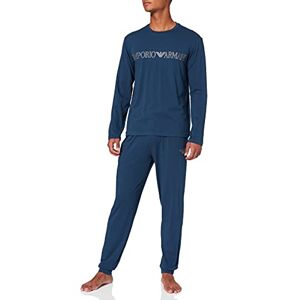 Pánske pyžamo 111907 1A516 - 24334 - Modrá - Emporio Armani modrá M