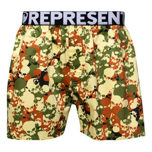 Pánske trenírky Represent exclusive Mike skull cammo M