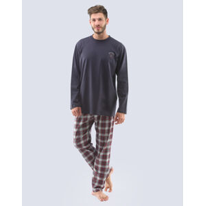 Pánske pyžamo Gino tmavo šedé (79111) XL
