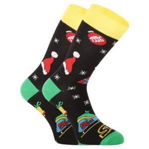 Veselé ponožky Styx vysoké vianoce (H1258) 46-48
