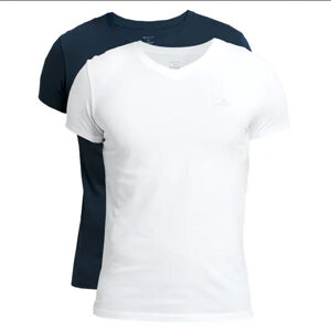 2PACK pánske modro-biele tričko Gant (901002118-109) XXL