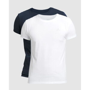 2PACK pánske tričko Gant modré/biele (901002108-109) M
