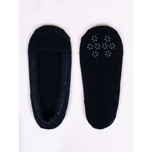 Nízke dámske krajkové ponožky ťapky SKB-35 čierna 36-41