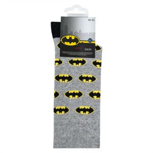 Pánske ponožky SOXO BATMAN - Znak šedá 40-45