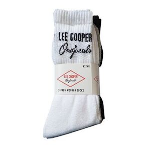 Pánske ponožky Originals 37955 Worker Frotte 3pack - Lee Cooper čierna / sivá / biela 43-46