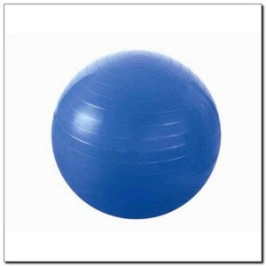 Gymnastická lopta YB01 55 cm modrá