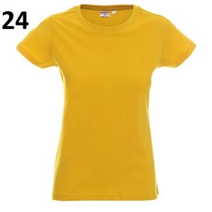 Dámske tričko 22160 - Promostars svetlo žltá XS