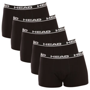 5PACK pánske boxerky HEAD čierne (701203974 010) XL