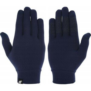 Unisex rukavice 4F H4Z21-REU001 Tmavomodré modrá L / XL