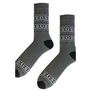 Dámske vianočné ponožky šedá 38-40