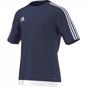 Pánske futbalové tričko Estro 15 S16150 - Adidas tmavo modrá s bielou S