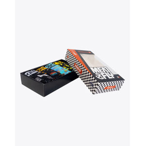 4PACK pánske boxerky Meatfly Gift pack (Balboa - Pineapple/Badges) XXL